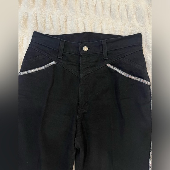 Vintage Rocky Mountain Black Sequence Jeans Size 13 - Picture 2 of 13